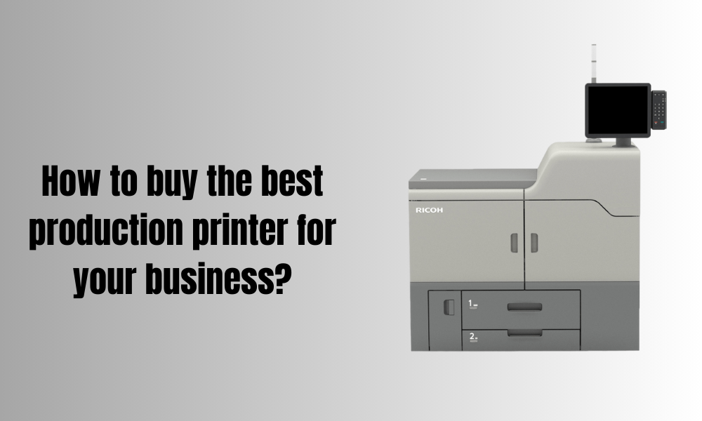 Factors Affect Buying a Digital Press Production Printer
