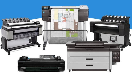 HP A1 A0 Plotter Printer Large Format Printer 2021