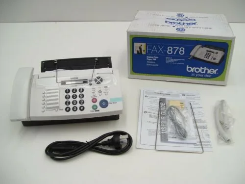 Brother FAX - 878 A4 Paper Small Fax Machine Mesin Fax Pejabat