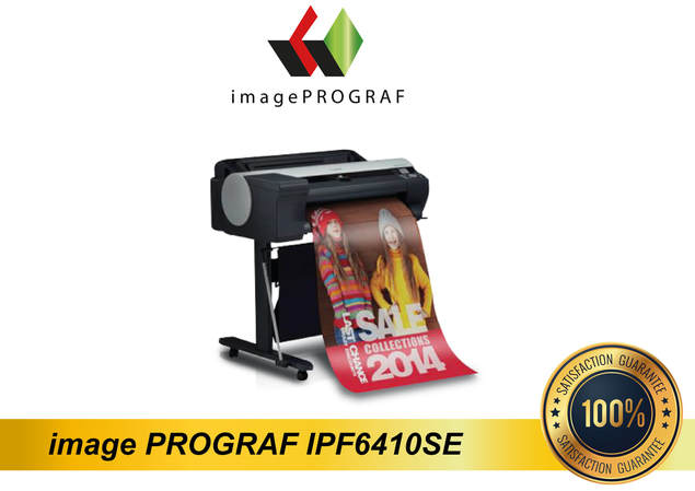 A1 Plotter Printer Rental Canon imagePROGRAF iPF6410SE is a A1 printer with 8 colours high quality print out